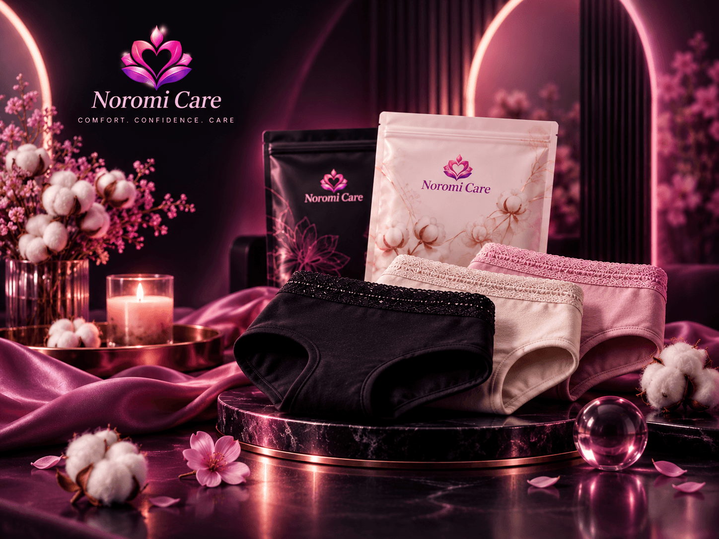 Noromi Care shop collection featuring reusable care products